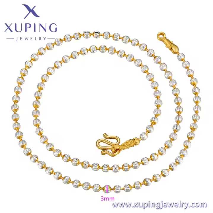 Jewelry Fashion Simple Neutral Multicolor Necklace Cool Hiphop Bead Chain Charms for Necklace Bulk