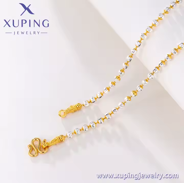 Jewelry Fashion Simple Neutral Multicolor Necklace Cool Hiphop Bead Chain Charms for Necklace Bulk