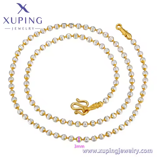 Jewelry Fashion Simple Neutral Multicolor Necklace Cool Hiphop Bead Chain Charms for Necklace Bulk